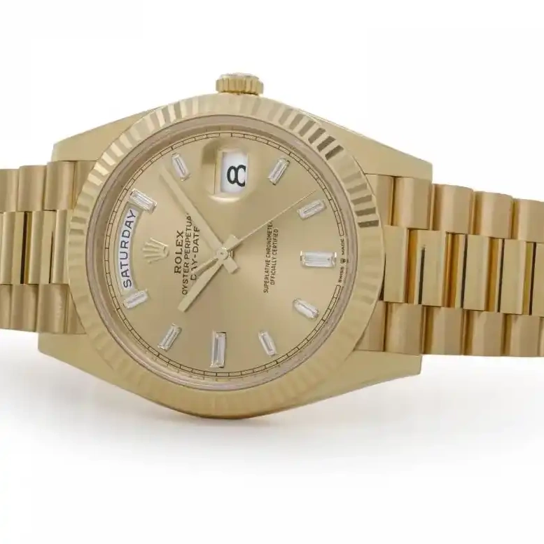 PrestigiousJewelrys Rolex Day-Date 228238 Champagne 0705